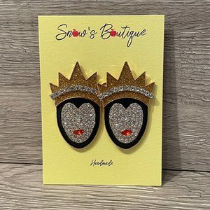 3/$35 Evil Queen Snow White // Disneyland Disney World Earrings